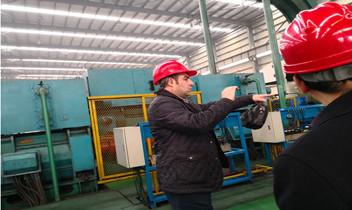 Turkish Customer Visit Moran Company's Cold Rolling Mill